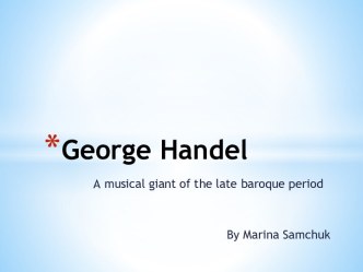 George Handel