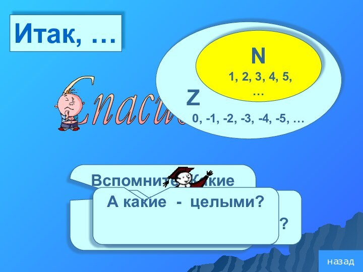 Спасибо всем   Z  0, -1, -2, -3, -4, -5,