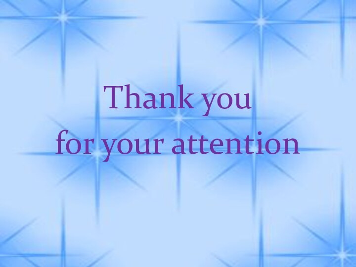 Thank you for your attention