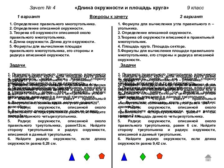 1 вариант