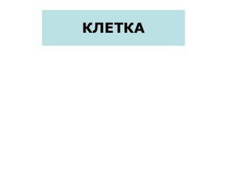 Клетка