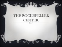 The Rockefeller center