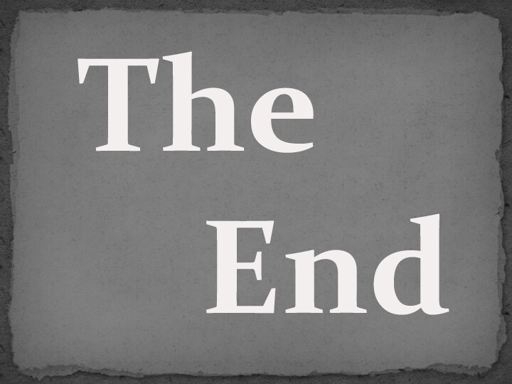 The    End