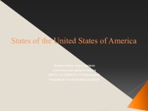 States of the United States of America
