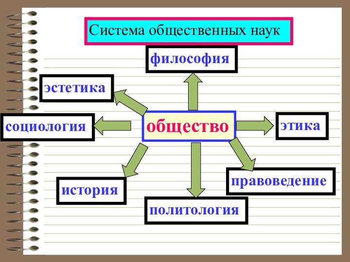 Система общественных наук общество