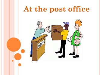 At the post office