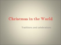 Christmas in the World