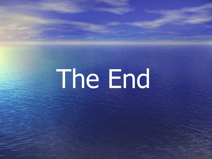 The End