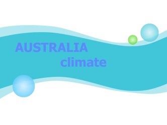Australia climate