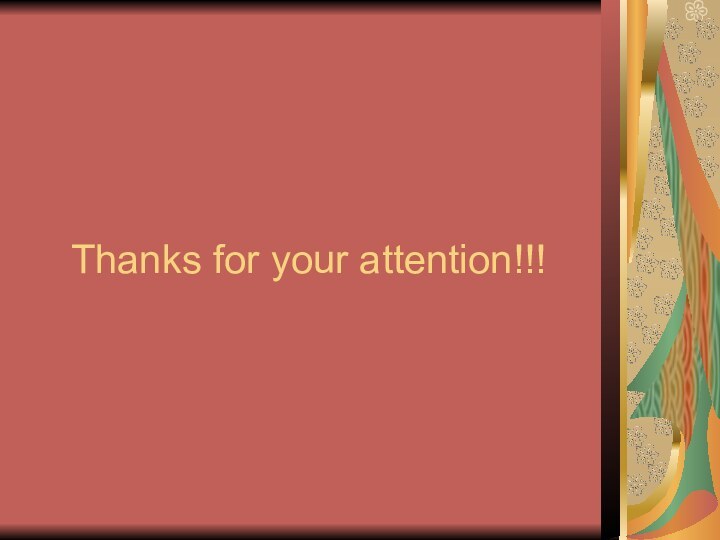 Thanks for your attention!!!