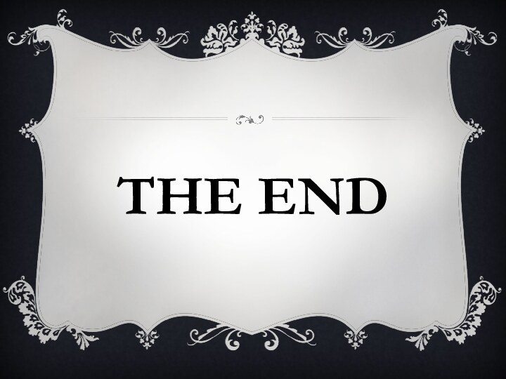 The end