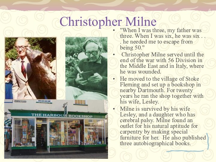 Christopher Milne 