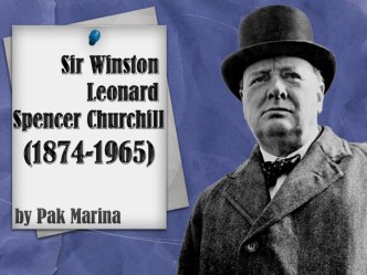 Leonard Winston Spencer Churchill