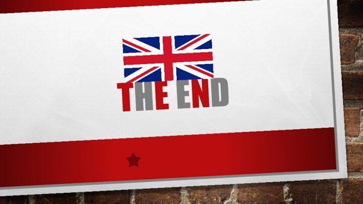 The end