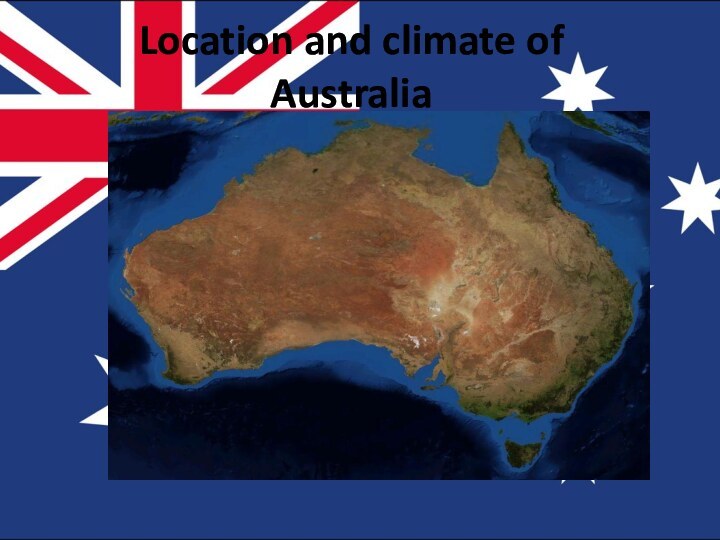Location and climate of Australia