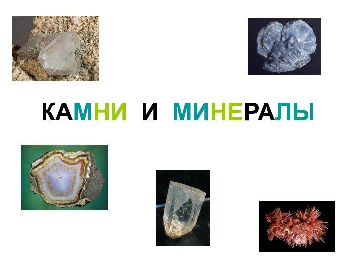 КАМНИ И МИНЕРАЛЫ