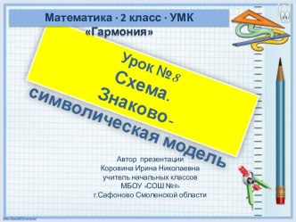 Урок 8. Схемы. Знаково-символическая модель