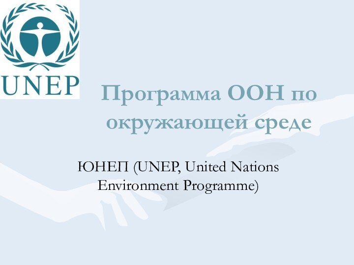 Программа ООН по окружающей среде ЮНЕП (UNEP, United Nations Environment Programme)