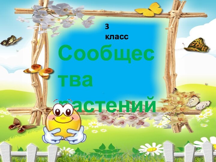 Сообщества растений.3 класс