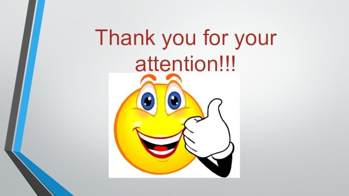 Thank you for your attention!!!