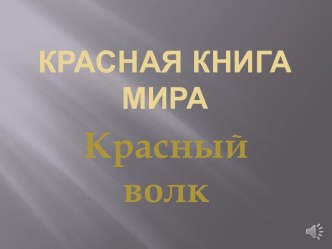 Красная книга Мирка