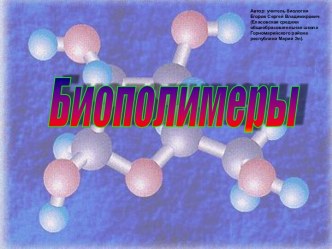 БИОПОЛИМЕРЫ (ПОДРОБНО)