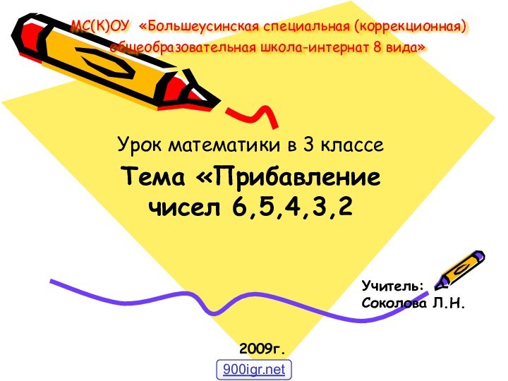 МС(К)ОУ «Большеусинская специальная (коррекционная) общеобразовательная школа-интернат