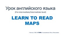 Learn to read maps