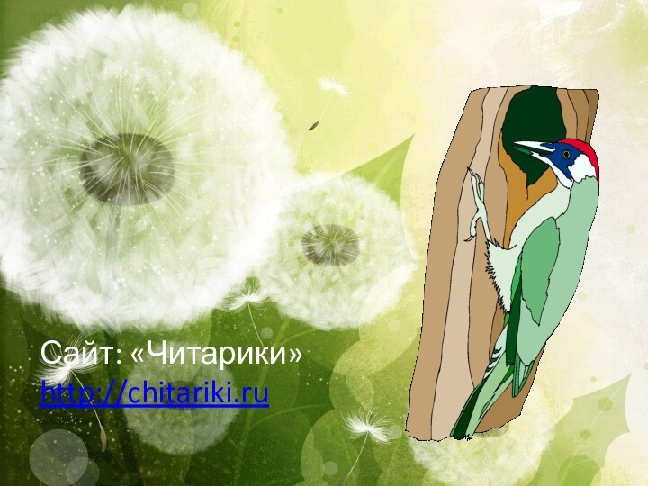 Сайт: «Читарики»http://chitariki.ru
