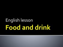 Food and drink topic