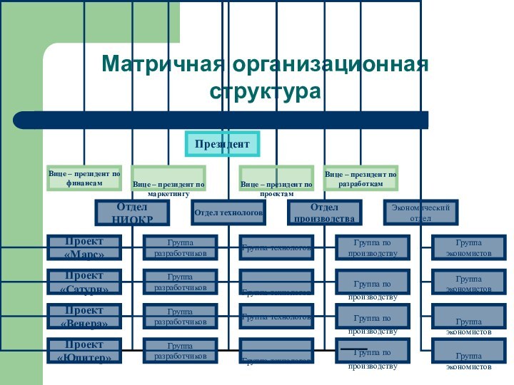 Матричная организационная структура