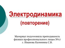 Электродинамика