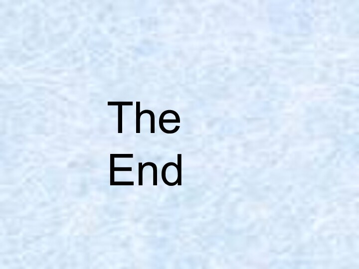 The End