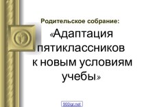 Пятиклассник