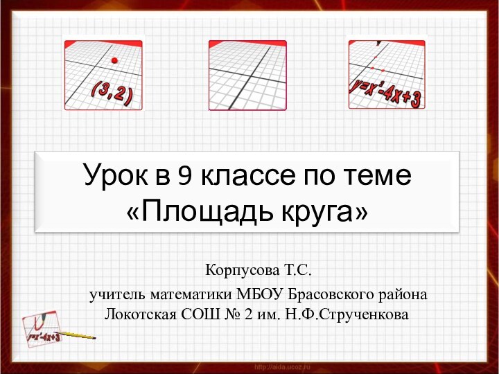 Корпусова Т.С.учитель математики МБОУ Брасовского района Локотская СОШ № 2 им. Н.Ф.Струченкова