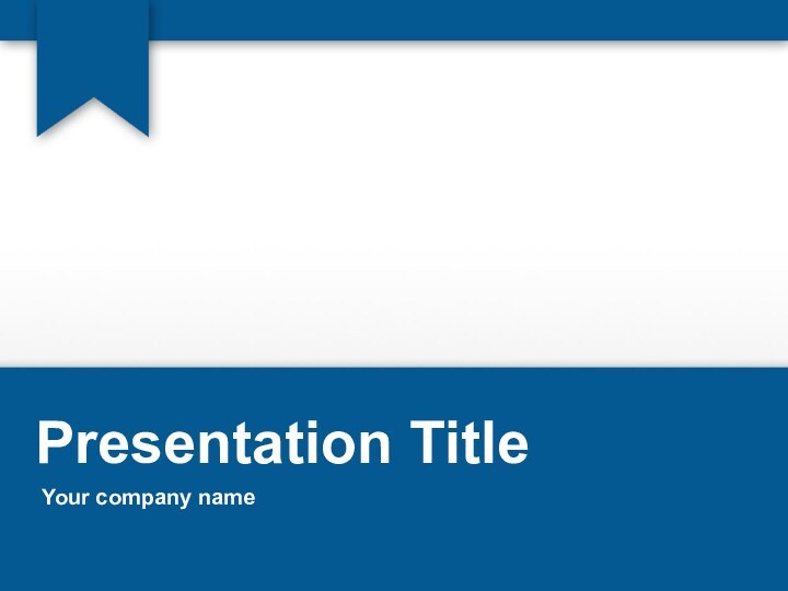 Presentation TitleYour company name