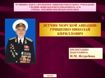 Летчик морской авиации Грищенко Николай Кириллович