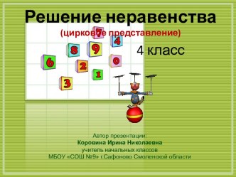 Презентация Решение неравенства