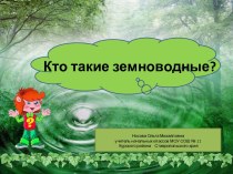 Почемучка Кто такие земноводные?