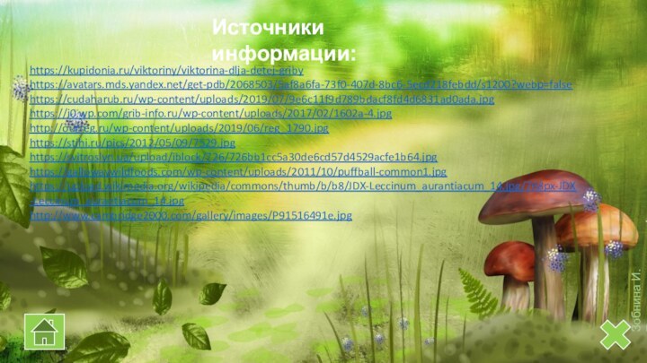 https://kupidonia.ru/viktoriny/viktorina-dlja-detej-gribyhttps://avatars.mds.yandex.net/get-pdb/2068503/5af8a6fa-73f0-407d-8bc6-5ecd218febdd/s1200?webp=falsehttps://cudaharub.ru/wp-content/uploads/2019/07/9e6c11f9d789bdacf8fd4d6831ad0ada.jpghttps://i0.wp.com/grib-info.ru/wp-content/uploads/2017/02/1602a-4.jpghttp://ourreg.ru/wp-content/uploads/2019/06/reg_1790.jpghttps://stihi.ru/pics/2012/05/09/7529.jpghttps://svitroslyn.ua/upload/iblock/726/726bb1cc5a30de6cd57d4529acfe1b64.jpghttps://gallowaywildfoods.com/wp-content/uploads/2011/10/puffball-common1.jpghttps://upload.wikimedia.org/wikipedia/commons/thumb/b/b8/JDX-Leccinum_aurantiacum_14.jpg/768px-JDX-Leccinum_aurantiacum_14.jpghttp://www.cambridge2000.com/gallery/images/P91516491e.jpgИсточники информации: