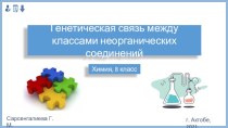 Презентация по теме Генетическая связь между классами неорганических соединений