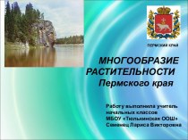 Многообразие растительности Пермского края