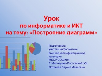 Урок по теме Построение диаграмм