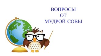 Презентация Вопросы от мудрой совы