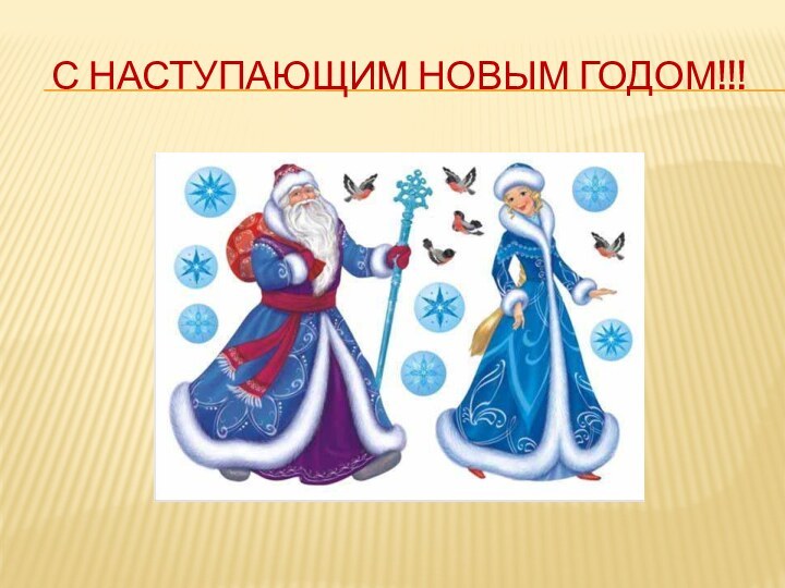 С наступающим новым годом!!!