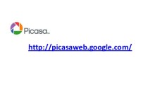 Сетевой социальный сервис PicasaWeb