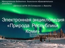 Презентация Природа и животные Республики Коми