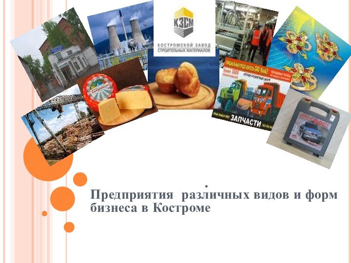 .Предприятия различных видов и форм бизнеса в Костроме