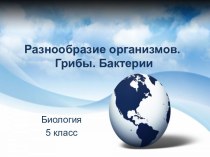 Разнообразие организмов. Грибы. Бактерии.