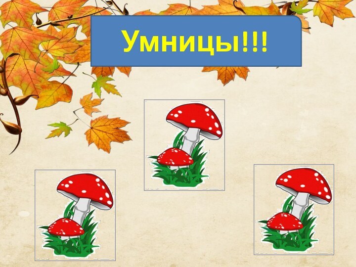 большеУмницы!!!